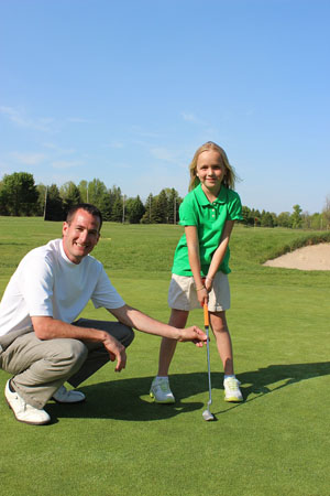 Golf Putting Position Summer Camp